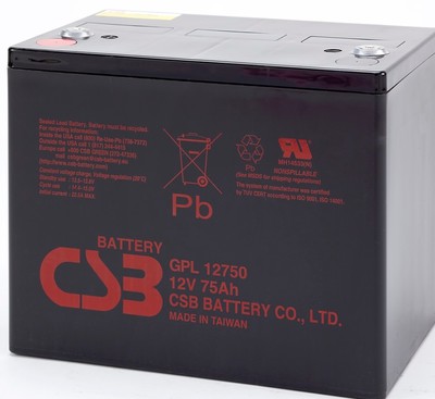 台湾CSB蓄电池GPL12750 12V75AH铅酸免维护储能蓄电池UPSEPS电源 UPS电源蓄电池,CSB铅酸免维护蓄电池,蓄电池价格,通信蓄电池,GPL12750