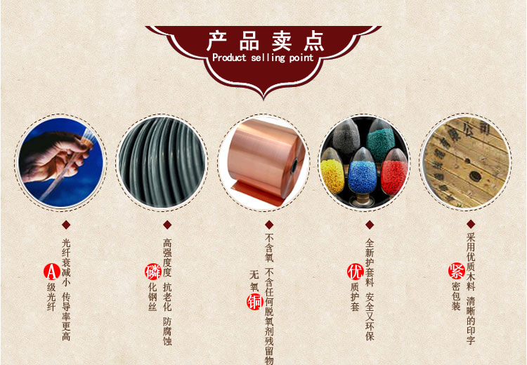 可定制无铠光电复合缆RV2*0.5+GJXH-1B光缆电源线皮线混合一体线 光电复合缆,复合光缆,皮线电源线复合线,光电复合一体线,光电混合线缆