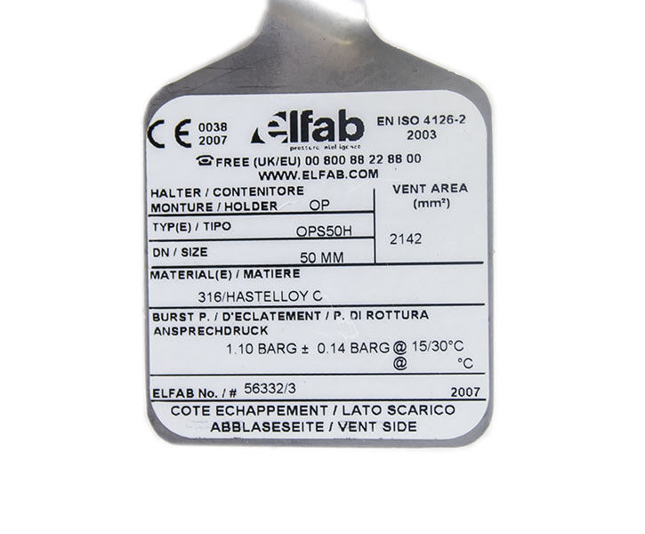ELFAB TYP OPS50H VENT AREA 2142 HALTER HOLDER OPS50H,其他品牌