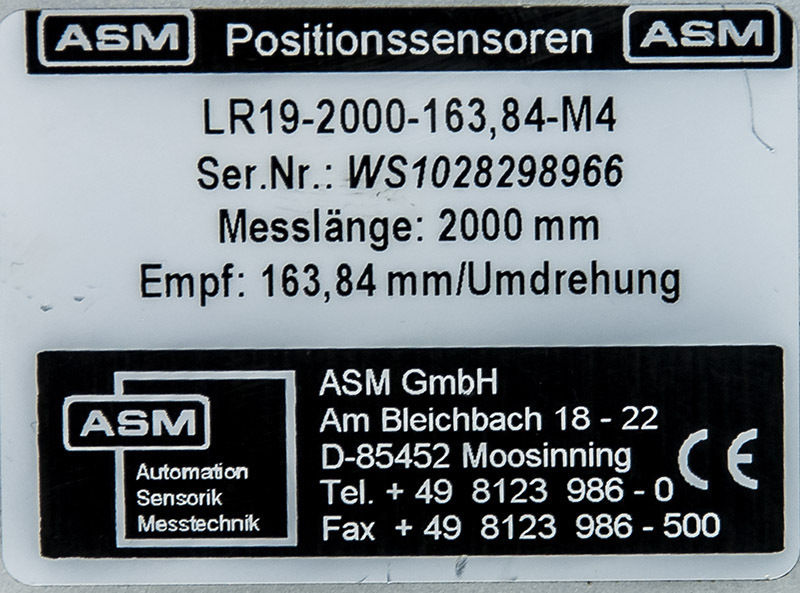 ASM LR19-2000-163,84-M4 + HENGSTILER 0 523 237 RI58 LR19-2000,其他品牌