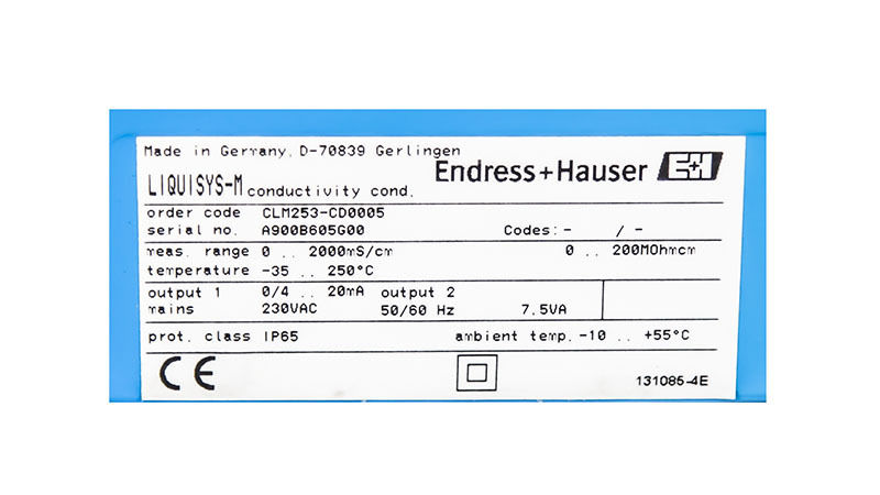 ENDRESS + HAUSER LIQUISYS-M CLM253-CD0005 LIQUISYS-M,恩德斯豪斯