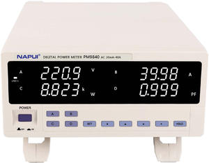 新款纳普PM9840电参数测试仪 AC 600V|40A-最小测试电流10mA 电参数测试仪,功率计,PM9840