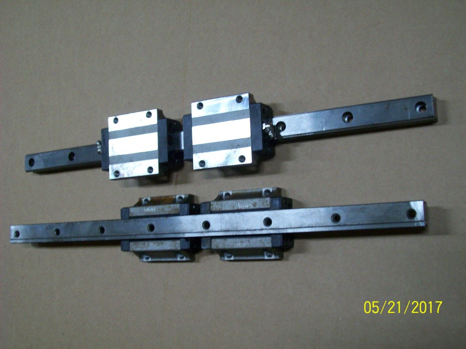 4 THK SHS20 LINEAR BEARING BLOCK AND 2 GUIDE RAILS 430MM 17& SHS20,其他品牌,PLC