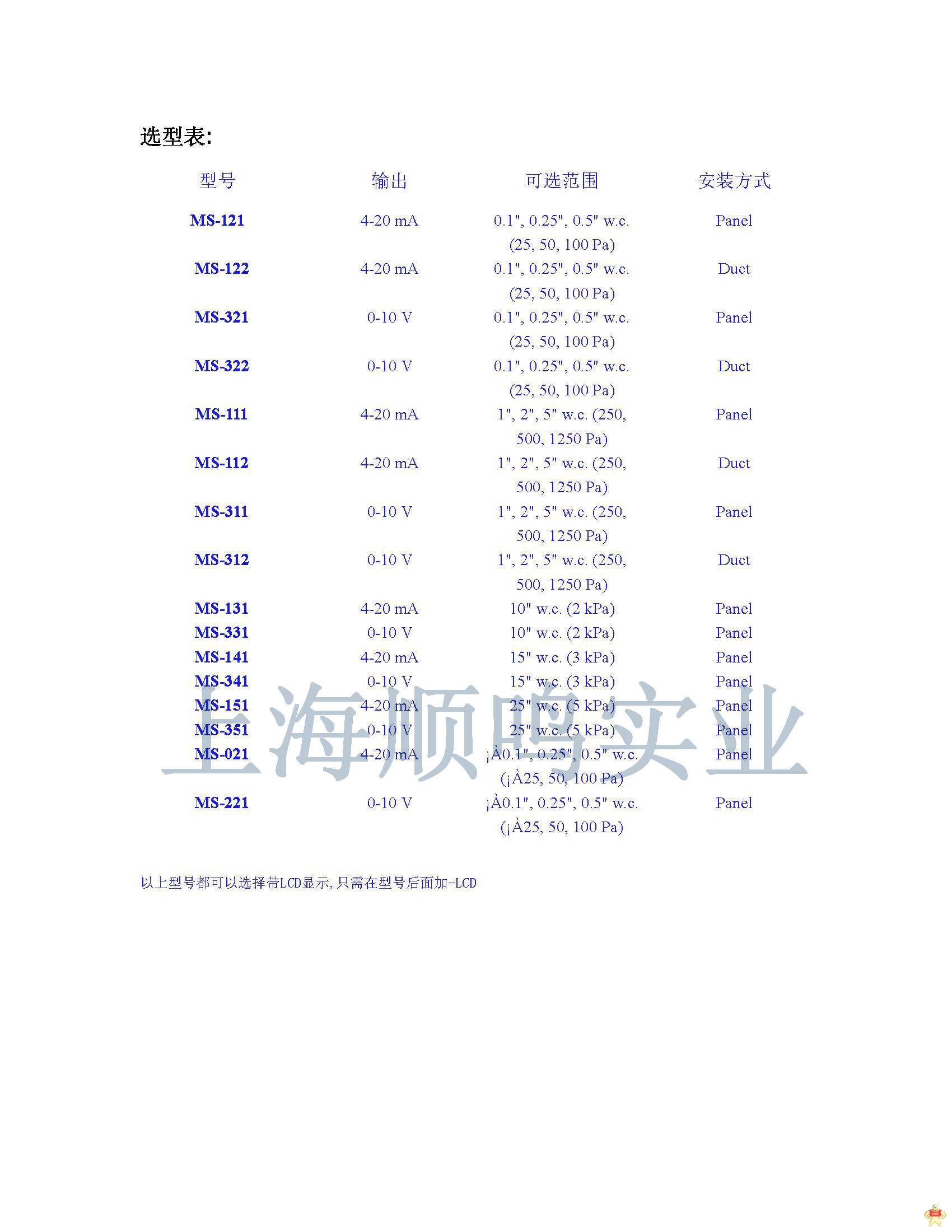 DWYER德威尔MS-111微压差变送器差压变送器微压变送器4~20ma DWYER德威尔,MS-111,微压差变送器