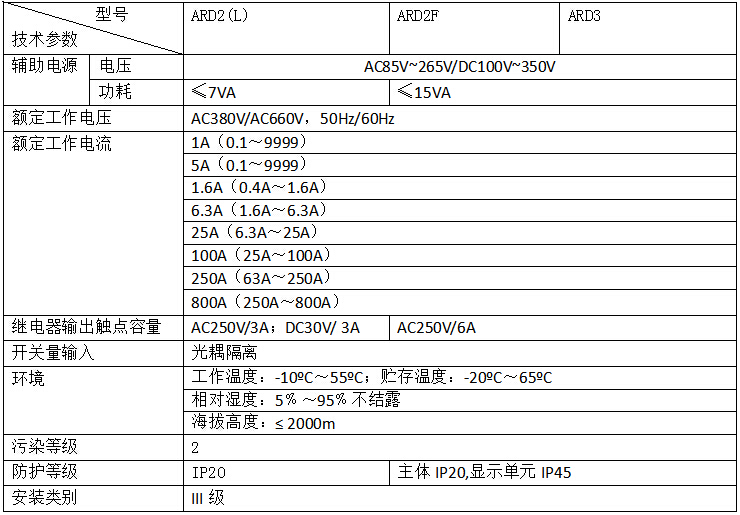 在售安科瑞ARD2-800/电动机保护器智能型和普通型可选现货包邮 安科瑞,电动机保护器,ARD2-800/