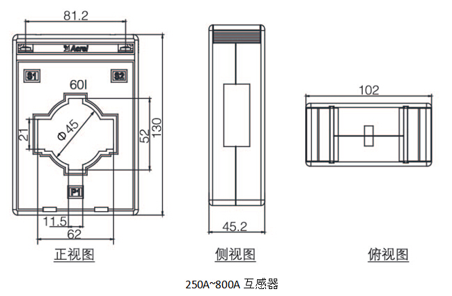 在售安科瑞ARD2-800/电动机保护器智能型和普通型可选现货包邮 安科瑞,电动机保护器,ARD2-800/