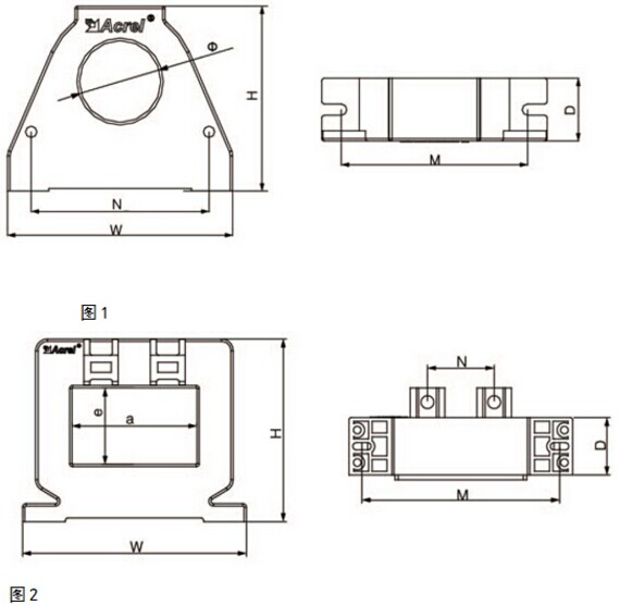 安科瑞AHKC-EKAA霍尔开口式开环电流传感器 用于测量交流和脉冲电 霍尔开口式开环电流传感器,安科瑞,AHKC-EKAA