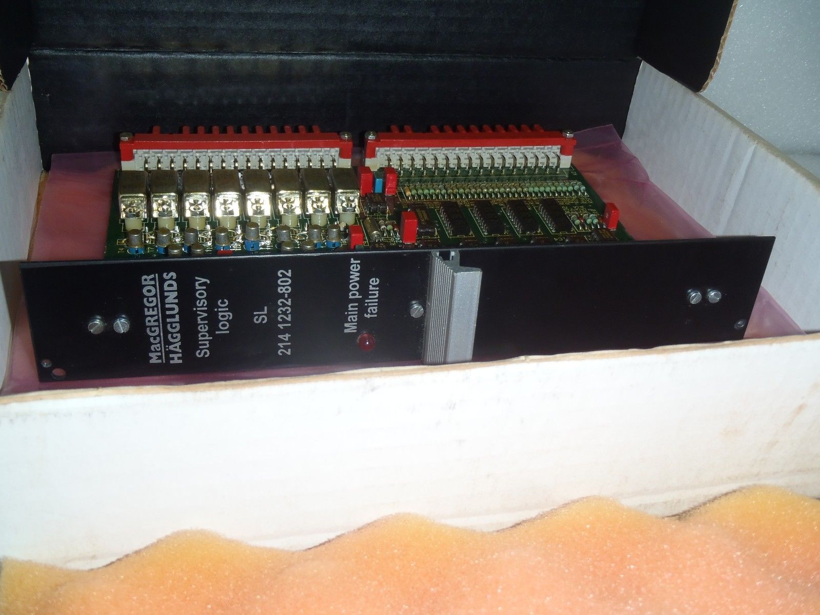 MacGREGOR Supervisory Logic SL 214 1232-802 Electronic Card  1232-802,其他品牌,PLC
