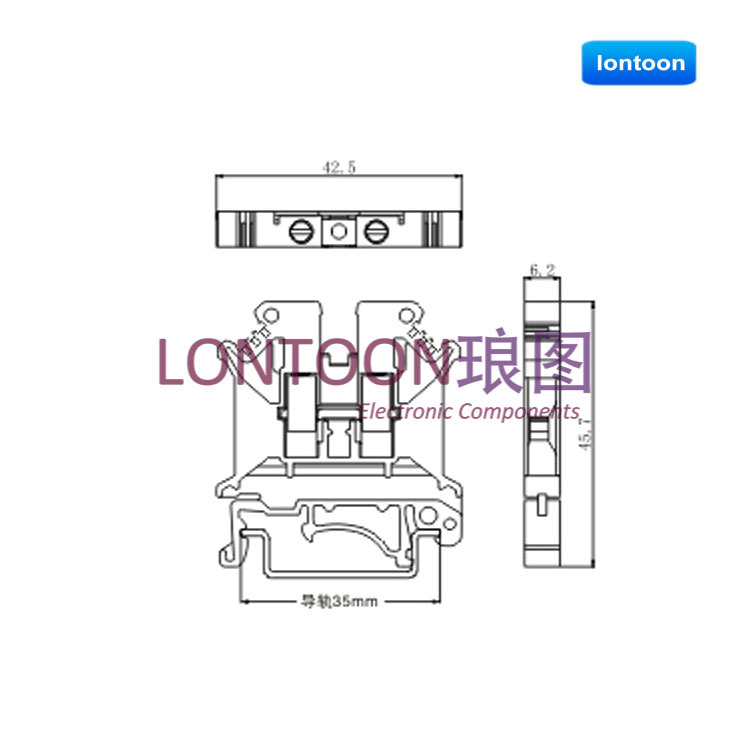琅图LONTOON  UK5接线端子 UK5接线端子,UK5,接线端子,端子,质优价廉