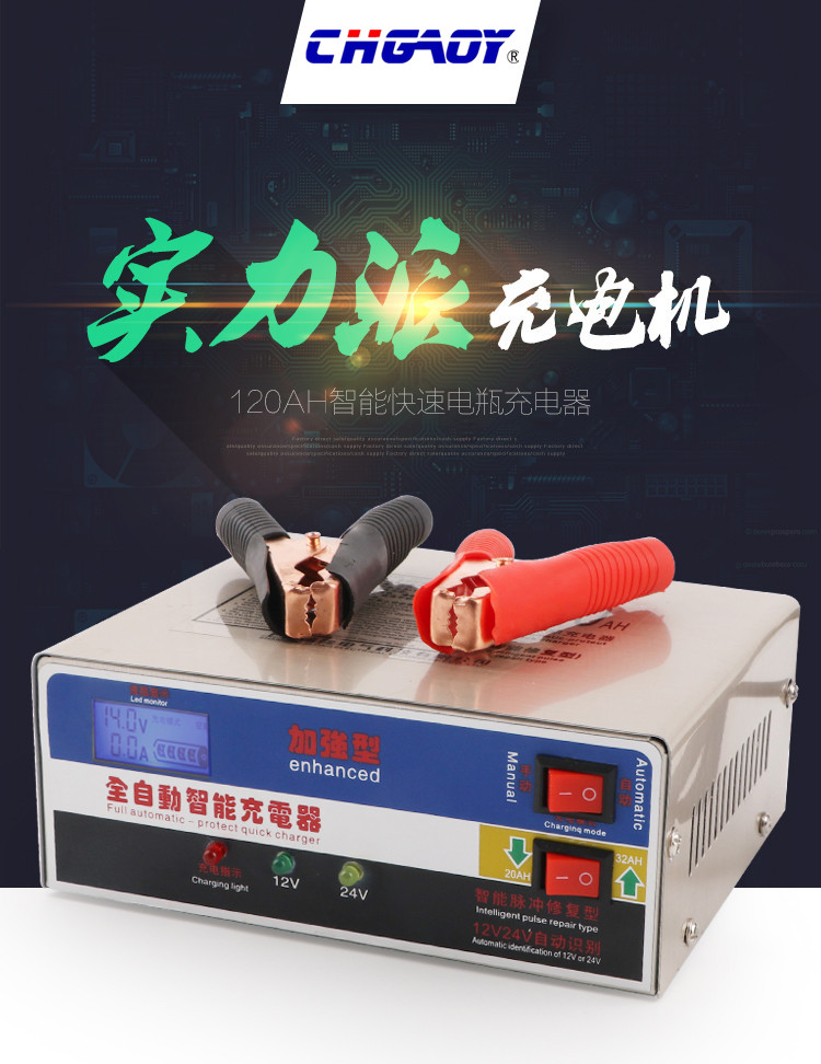 广西桂林供应12V24V10A全自动充电器/智能脉冲/修复型/免维护充电器 充电器,高频充电器,智能充电器,脉冲修复性