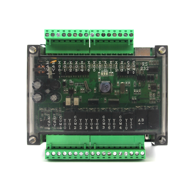 三菱220VPLC工控板FX22MRT支持485RS232可编程控制器继电器晶体管 三菱