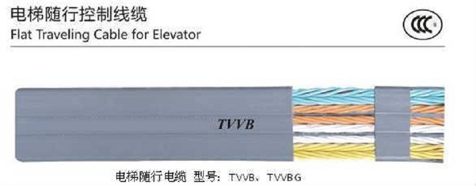 TVVB-G电梯电缆，TVVBP24*0.75 电梯电缆,电梯随行电缆,随行电缆,扁平电缆,TVVB