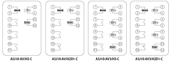 安科瑞ASJ10-AI3/C数字式智能电力电流继电器 RS485通讯 导轨安装 智能电力电流继电器,ASJ10-AI3/C,导轨安装,安科瑞