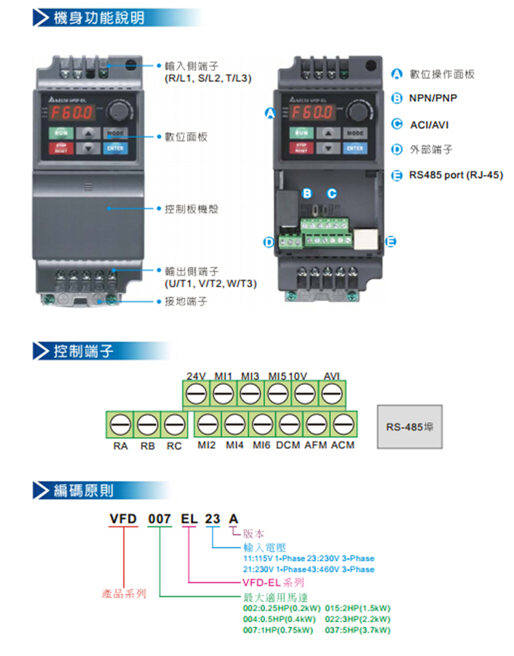 全新原装台达变频器 VFD015EL43A DELTA变频器假一罚十 台达,变频器,VFD015EL43A
