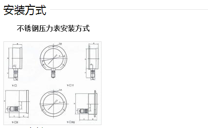 上海亦铎压力表厂    Y-100BF  不锈钢压力表 不锈钢压力表,压力表,Y-100BF,全不锈钢压力表,Y-100B