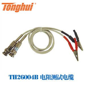 供应同惠TH26004B二端测试电缆TH2685/86,TH2681/A，TH2684/A 二端测试电缆,TH26004B,测试夹