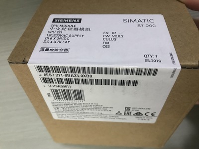6ES7211-0BA23-0XB0西门子CPU211 AC/DC/Rly 6输入/4输出 6ES7211-0BA23-0XB0,CPU211 AC/DC/Rly,CPU211