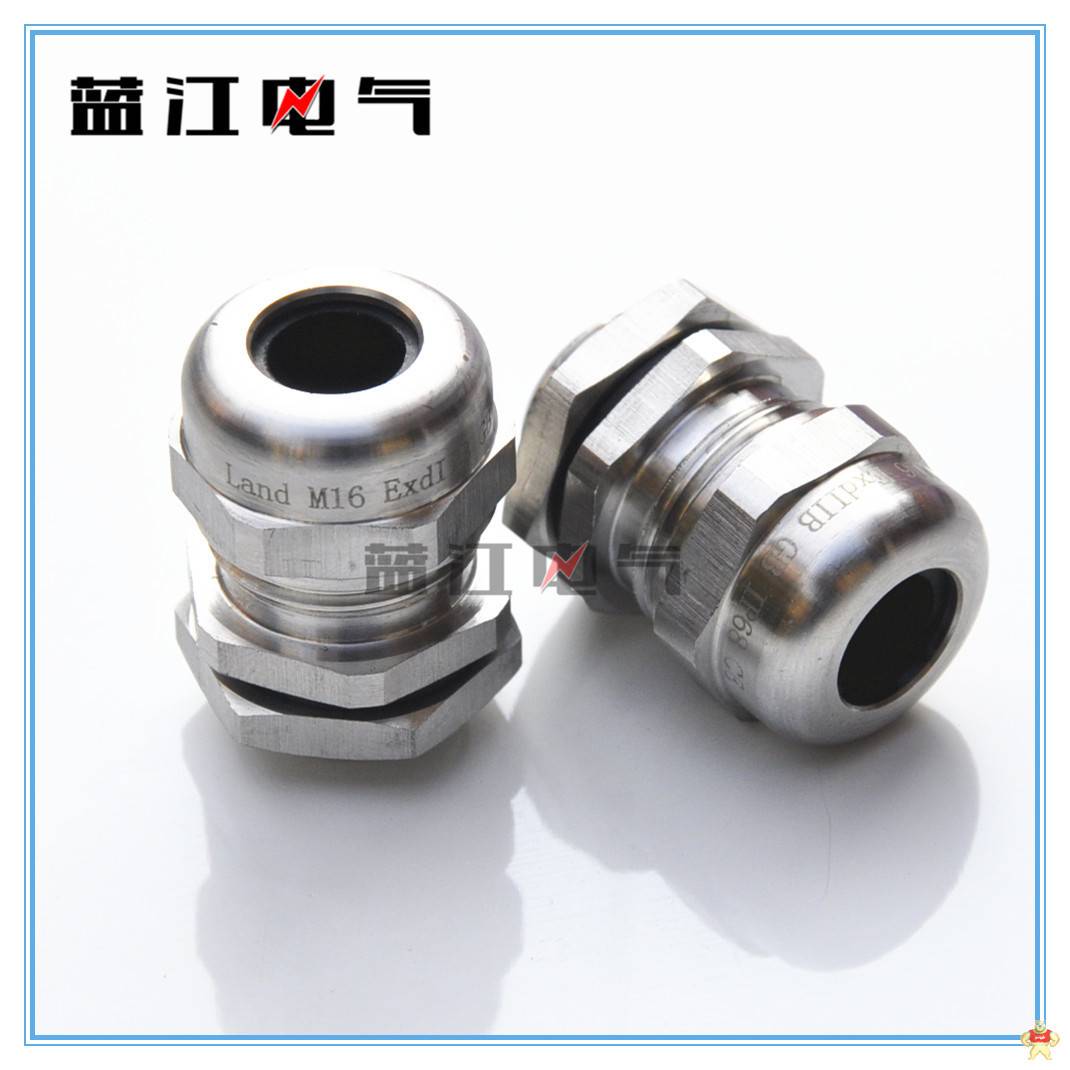 蓝江品牌 M16不锈钢电缆接头 304防爆格兰头 厂家现货 不锈钢电缆接头,防爆格兰头,不锈钢格兰头,不锈钢防爆接头,不锈钢防水接头