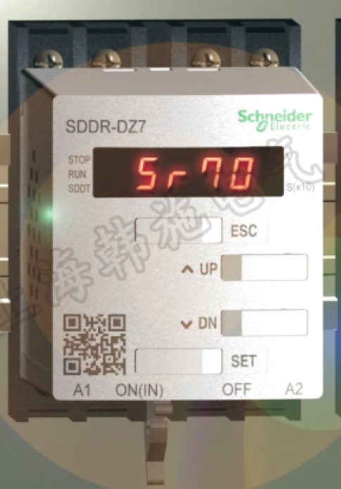 施耐德EOCR（原韩国三和）SDDR晃电再启动继电器 施耐德,韩国三和,EOCR,晃电再启动继电器,晃电保护器