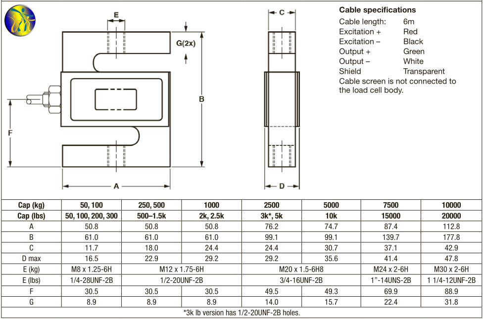 美国Vishay Revere-9363-50kg-100kg-500kg-1000kg称重传感器 称重传感器,配料称传感器,试验机传感器