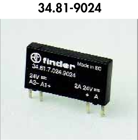 34.81.7.024.9024finder固态继电器 finder,FINDER继电器,FINDER代理,finder价格,finder产品